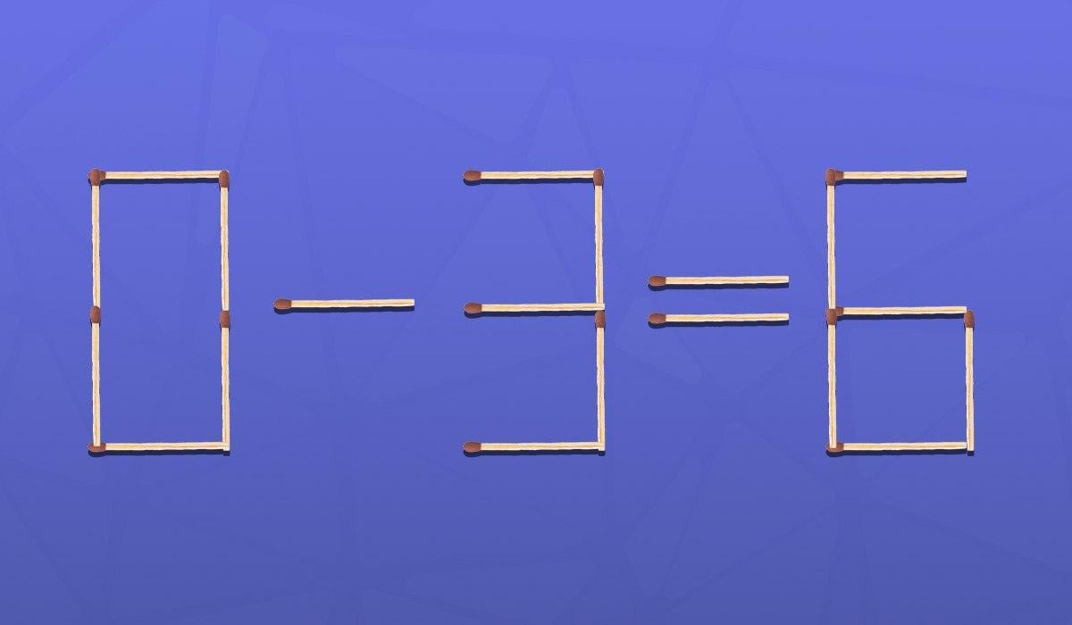 Samo genij može riješiti zagonetku šibica u 9 sekundi.