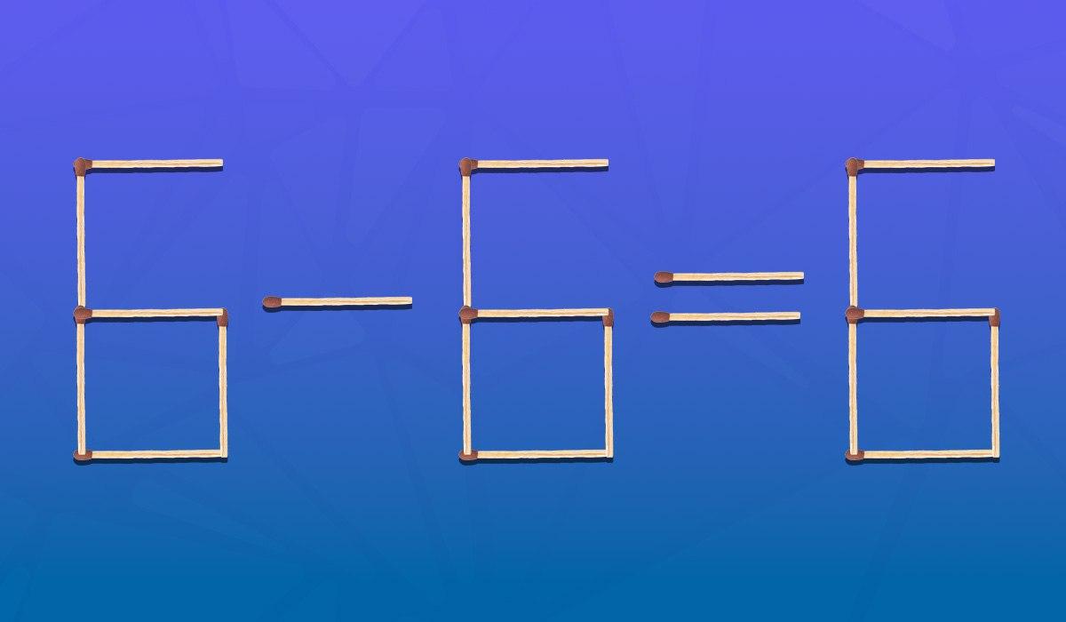 Koju šibicu treba povući da bi jednakost bila točna: brzi IQ test