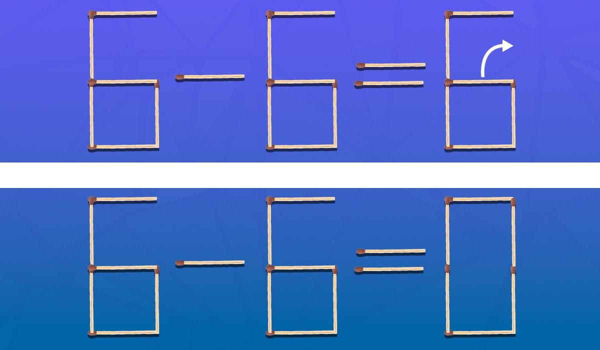 Koju šibicu treba povući da bi jednakost bila točna: brzi IQ test