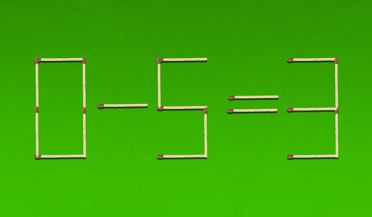 Koje 2 šibice treba povući da bi jednakost bila točna: IQ test