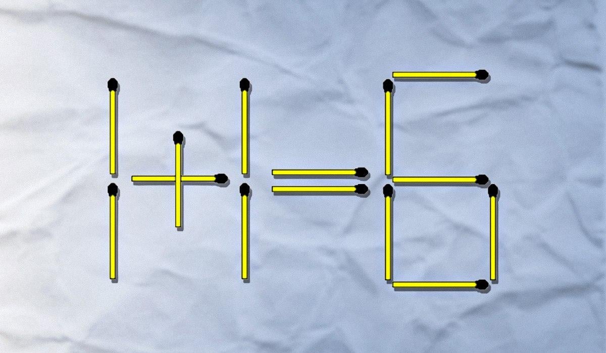 Jednu šibicu treba baciti, a drugu presložiti: težak test za provjeru IQ-a