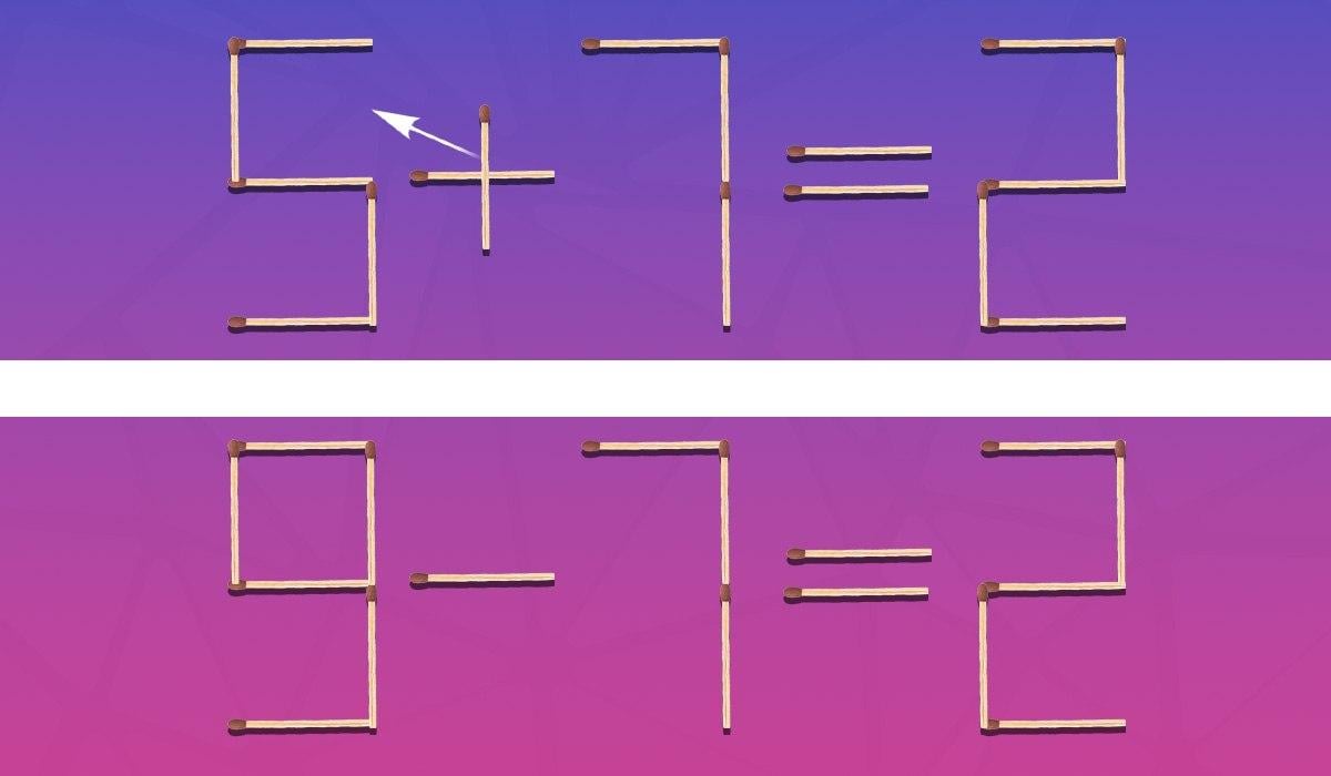 Trebate presložiti jednu šibicu i jednakost će postati točna: test inteligencije Trebate presložiti jednu šibicu i jednakost će postati točna: test inteligencije