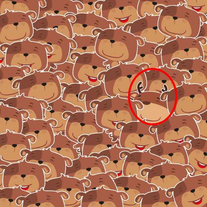 S tim se mogu nositi samo ljudi s visokim IQ-om: među medvjedima morate pronaći jelena S tim se mogu nositi samo ljudi s visokim IQ-om: među medvjedima morate pronaći jelena