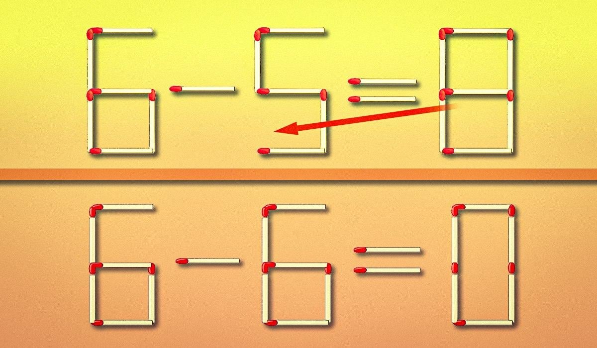 U 10 sekundi trebate pomaknuti samo jednu šibicu: test inteligencije