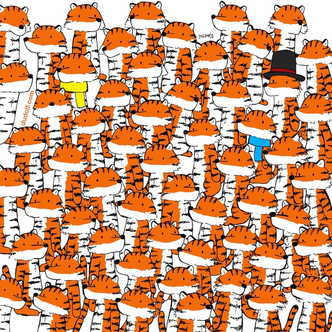 Iluzija s tigrovima i mačkama