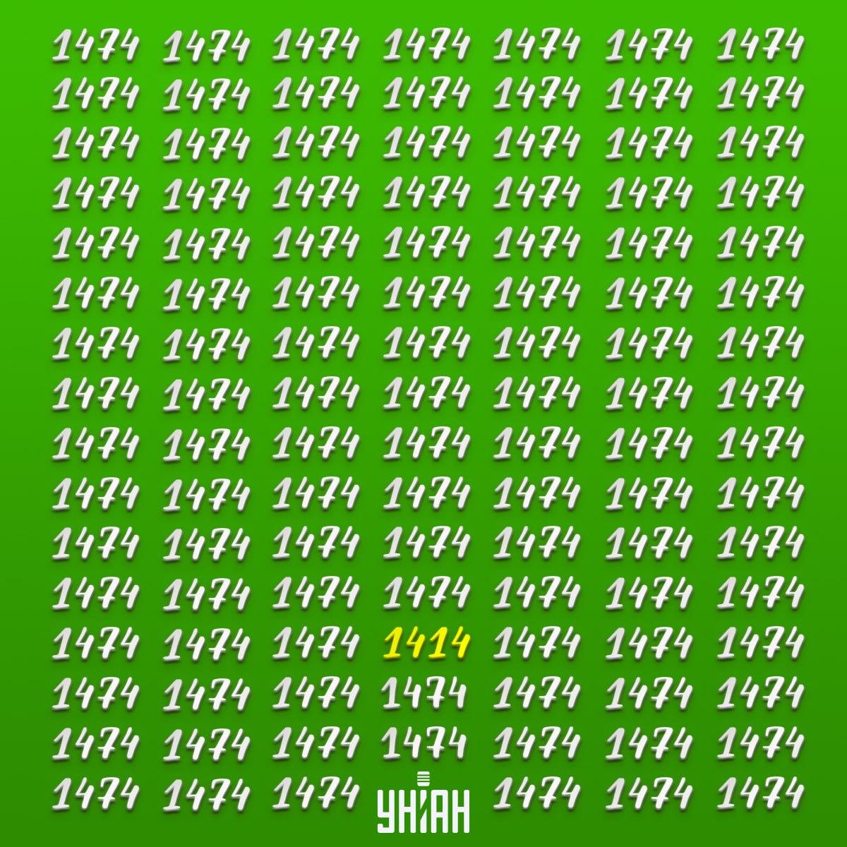 Bilo je potrebno pronaći broj 1414 / kolaž Moje Bilo je potrebno pronaći broj 1414 / kolaž Moje