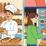 IQ test: pronađite 3 razlike na slici pekara u 25