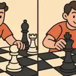 IQ test: pronađite 3 razlike na slici šahista u 51 sekundi IQ test: pronađite 3 razlike na slici šahista u 51