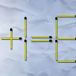 Jednu šibicu treba baciti, a drugu presložiti: težak test za provjeru IQ-a Jednu šibicu treba baciti, a drugu presložiti: težak test za