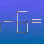 Koju šibicu treba povući da bi jednakost bila točna: brzi IQ test Koju šibicu treba povući da bi jednakost bila točna: brzi