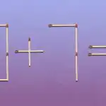 Morate pomaknuti jednu šibicu kako bi jednakost bila točna: brzi