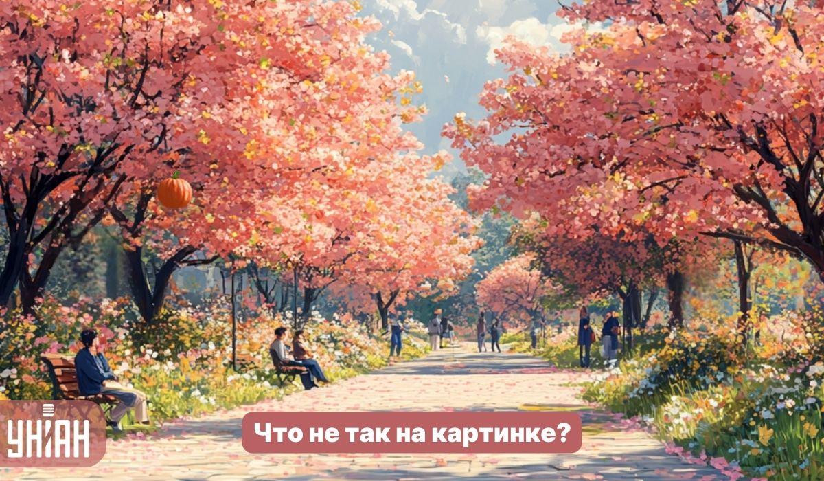 Morate pronaći čudnu bubu u parku sa sakurama u 5 sekundi: jednostavan IQ test