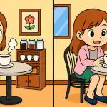 Super IQ test: pronađite 3 razlike na slici djevojke koja pije kavu za 19 sekundi Super IQ test: pronađite 3 razlike na slici djevojke koja