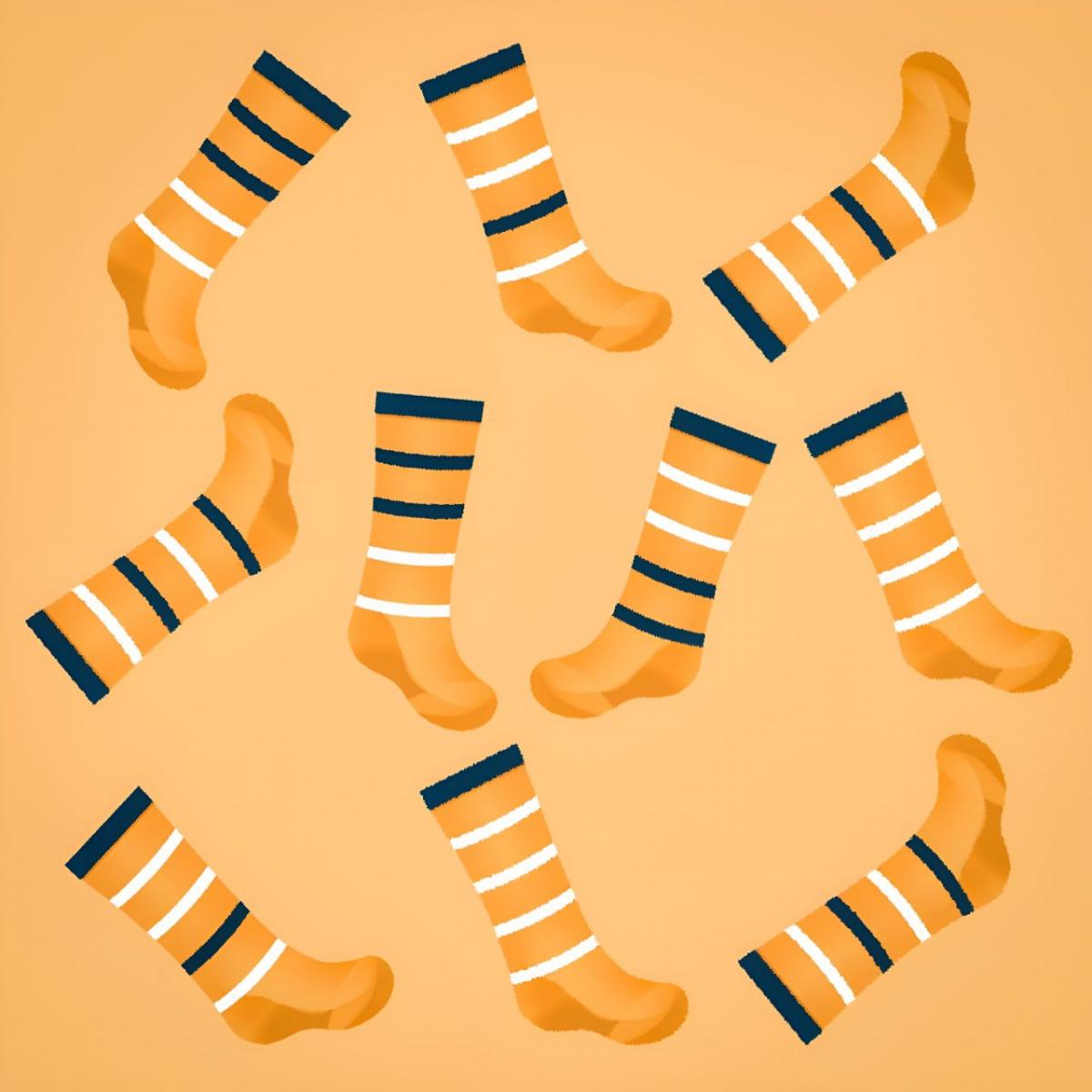 Vrlo brzo pronađite skrivenu čarapu / kolaž Moje