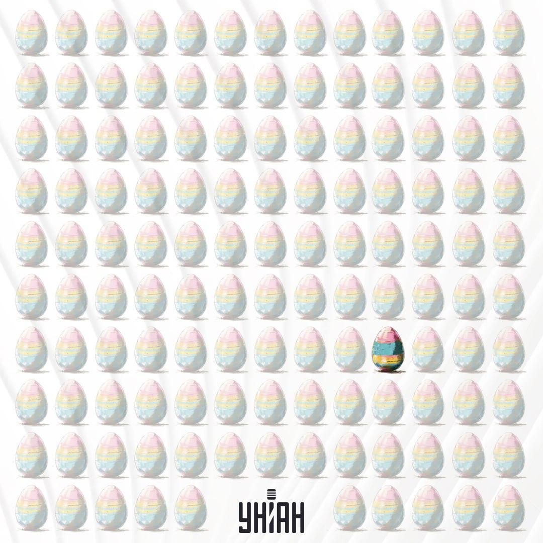 Ističe se uskršnje jaje koje je u četvrtom redu odozdo / kolaž Moje