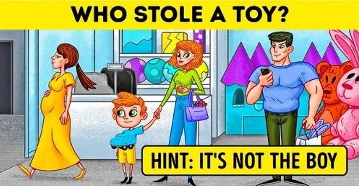 Imenujte u 15 sekundi tko je od njih troje ukrao igračku / fotografija Bright Side