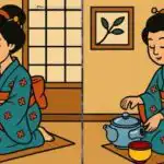 IQ test: pronađite 3 razlike na slici Kineskinje s čajem
