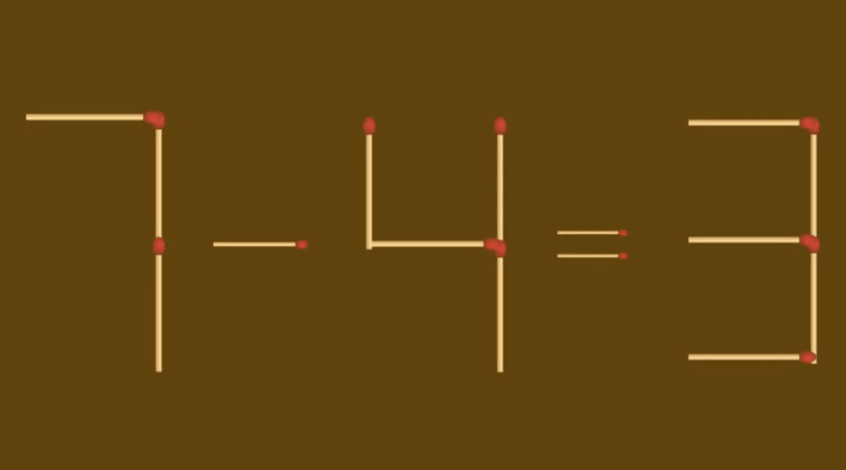 Ako pravilno rasporedite nekoliko šibica, možete riješiti zagonetku/sliku s fresherslive.com